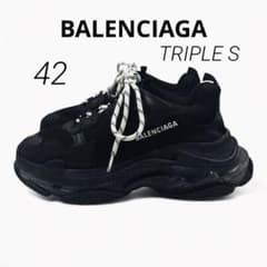 現行モデル バレンシアガ トリプルS スニーカー 靴 シューズ ブラック