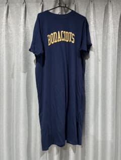 BODACIOUS ロゴ 半袖 ロングワンピース ネイビー　3Lのサムネイル