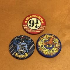 ハリーポッター 刺繍缶バッジ 3個セットのサムネイル