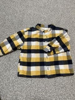 無印良品☆チェックネルシャツ　サイズ90のサムネイル
