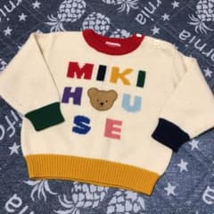 ミキハウス  ニット　90サイズ　レトロのサムネイル