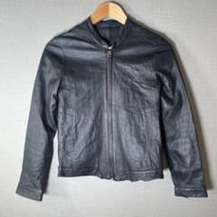 新品未使用タグ付き　ニトカnitcaのシープレザージャケット　サイズ2 nitca シープレザーライダースジャケット サイズ2