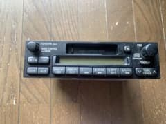 トヨタ 純正AMカセットデッキ　AE86 EP71 AUX付　当時物　動作未確認 m37570198189_1.jpg?1758339549