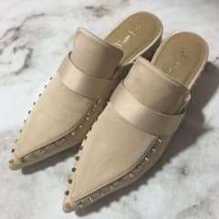 SeaRoomlynn スタッズサテンサボミュール (L) ベージュのサムネイル