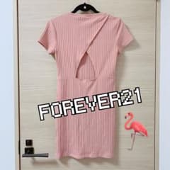 【FOREVER21】バックオープンタイトワンピースのサムネイル