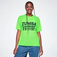 新品 正規品 ZUMBA ズンバ S メッシュ Tシャツ ネオン グリーン - メルカリ