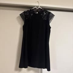 ZARA レースワンピース ブラック サイズSのサムネイル