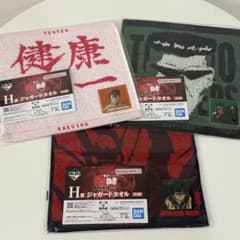 이치 반 쿠지 유유 백서 암흑 무술 회편 vol.3 H상 자가드 타월 세트