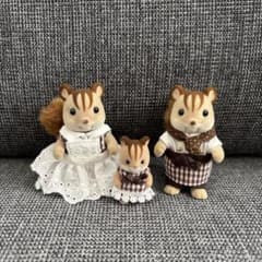 シルバニアファミリー　オシャレ　くるみリス親子のサムネイル