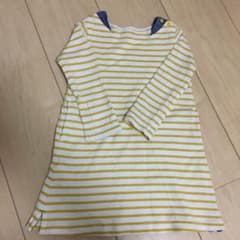 ボーダーワンピース　90サイズのサムネイル