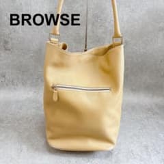 브라우즈 BROWSE 원 숄더 토트백 버킷형 어깨걸이 A4