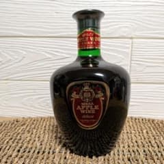 E-壁 【未開栓】古酒 ニッカ アップルワイン デラックス白陶器ボトル 希少・未開栓】ニッカ アップルワイン デラックス 古酒 オールドボトル