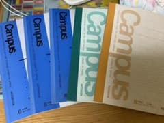 キャンパスノート　5冊セットのサムネイル