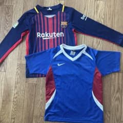 FCバルセロナ メッシ ユニフォーム 10番　NIKEシャツ　140センチのサムネイル