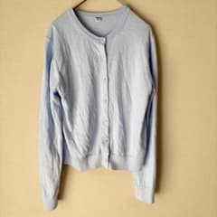 UNIQLO レディース 長袖カーディガン ライトブルー Sサイズのサムネイル