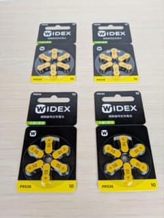 WIDEX 補聴器用空気電池 PR536 4パックセットのサムネイル