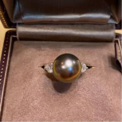 南洋パールとダイヤモンドのリングのサムネイル