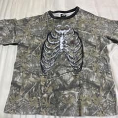 NOREMID Tシャツ カモフラージュ 骸骨プリント Mサイズのサムネイル