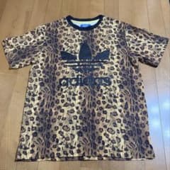 【adidas originals】 レオパード柄 Tシャツ Lサイズのサムネイル