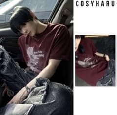 【COSYHARU】コシハル 半袖Tシャツ 黒 韓国 韓国コーデのサムネイル