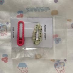 ヘアクリップ 2個セット ピンク キャラクターのサムネイル