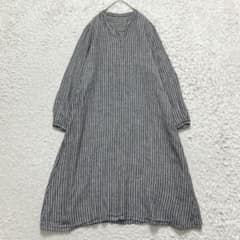 極美品✨ネストローブ シャツワンピース リネン 麻 洗える 長袖