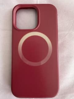 MagSafe 대응 Apple 순정 iPhone13Pro 실리콘 케이스 RED