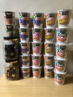 日清カップヌードルBIG20個！国産ほたて貝ひも角ポットなどまとめ売り！ 日清カップヌードルBIG20個！国産ほたて貝ひも角ポットなどまとめ売り