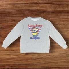 Betty Boop スウェット トレーナー グレーのサムネイル