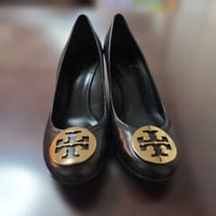 TORY BURCH ウェッジソール パンプス ブラックのサムネイル