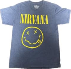 NIRVANA ニルヴァーナ バンドTシャツ ヘザーブルーのサムネイル