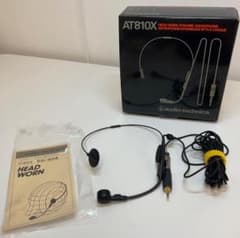 【中古】 audio technica オーディオテクニカ ヘッドホーンマイク AT810X オーディオテクニカ AT810X ヘッドウォーンマイク ハンズフリー - メルカリ
