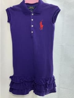 Polo Ralph Lauren 半袖ワンピース 5号 紫のサムネイル