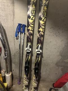 HANSON スキー板 SPYDER 78 170cm ストック付き ブーツ付き - メルカリ