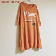US古着 HOMEDEPOT SAVE ON FUEL プリント Tシャツ 米国のサムネイル