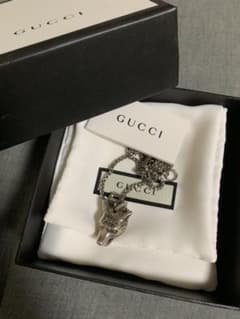 最終価格 GUCCI ネックレス ウルフヘッドのサムネイル