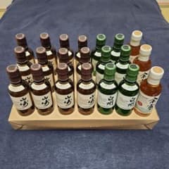 サントリー 山崎 白州 ニッカ余市 ミニボトル 180㎖ 21本ウイスキー