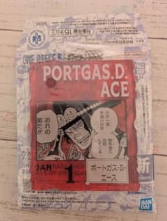 ONE PIECE BASE SHOP くじ アクリルブロックチャーム エース - メルカリ