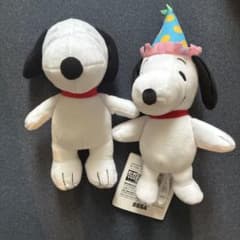 スヌーピー ぬいぐるみ 2個セットのサムネイル