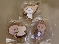 うさまる　アクリルチャーム　3個セット(うさまる　うさこ　くまさん)のサムネイル