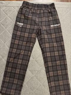 NO COFFEE × CLUBHAUS チェックパンツ ゴルフ ロゴ XS - メルカリ