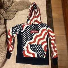 M*K様 Supreme アメリカ国旗デザイン パーカー Supreme アメリカ国旗デザイン パーカー Lサイズ - メルカリ
