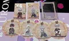 刀剣乱舞 アニメイトカフェ アニカフェ 箔押しカード 硬質ケース コースターのサムネイル