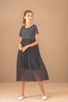 ジェラートピケ× Chacott コラボ チュールコンビドレスのサムネイル