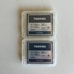 TOSHIBA EXCERIA 32GB コンパクトフラッシュ 2枚 - メルカリ
