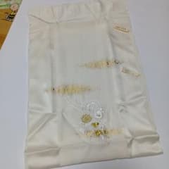 帯揚げ 金色刺繍のサムネイル