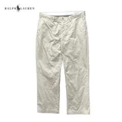 ポロ ラルフローレン コットン チノ スラックス ポロチノ W36 古着