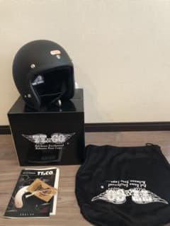 コンチネンタルGT様　TT &CO マットブラック　バイク　ヘルメットのサムネイル