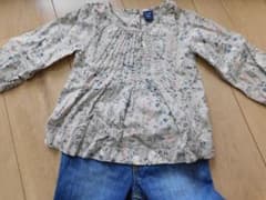 ベビーgap 花柄ブラウスのサムネイル