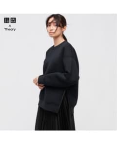UNIQLO×Theory ウルトラストレッチドライスウェットプルオーバー Mのサムネイル